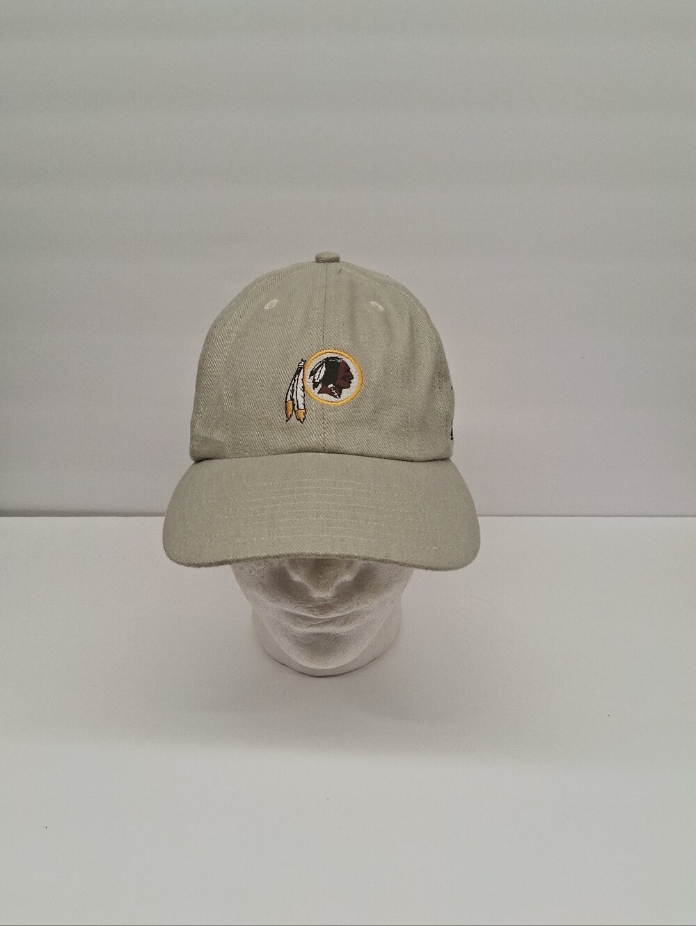 NFL Washington Redskins Beige Adjustable Hat Cap Front Logo